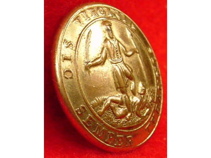 Virginia State Seal Button